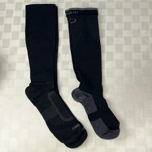 10 Pairs Men's Black Athletic Socks